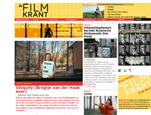 Tablet Screenshot of filmkrant.nl